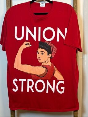 Union Strong Red Graphic Tee